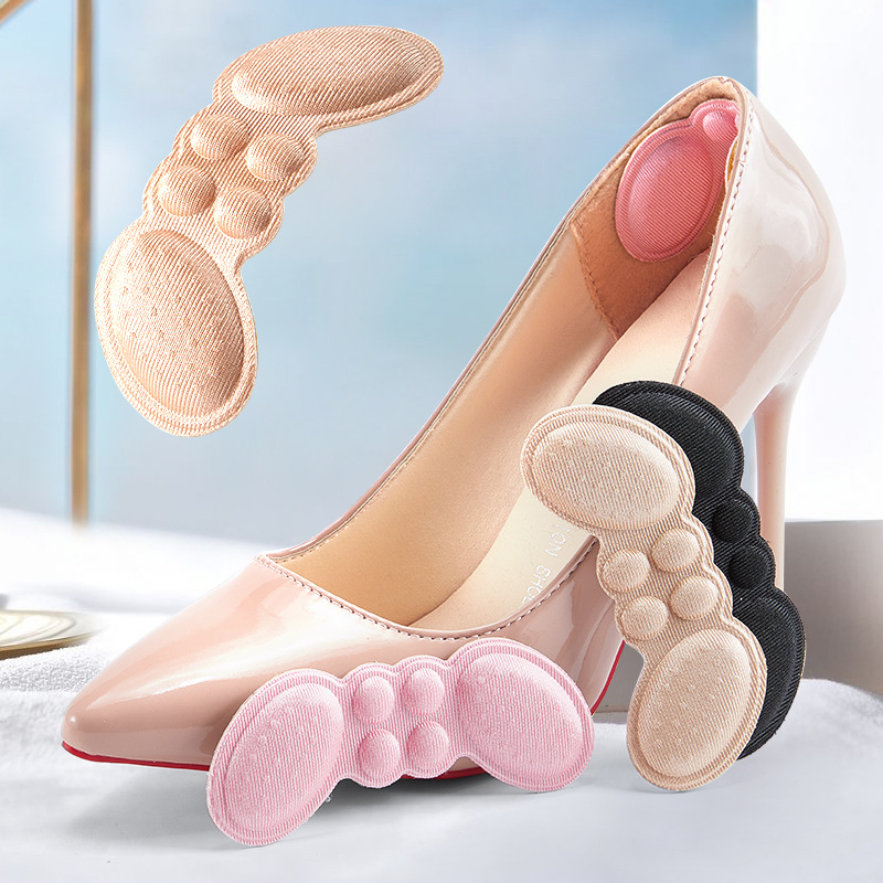 Nuevo 4D rear follow sticks enespesado anti-abrasión pies de tacón alto zapato sticks heel foot sticks antideslizante anti-caída zapato sticks primavera verano