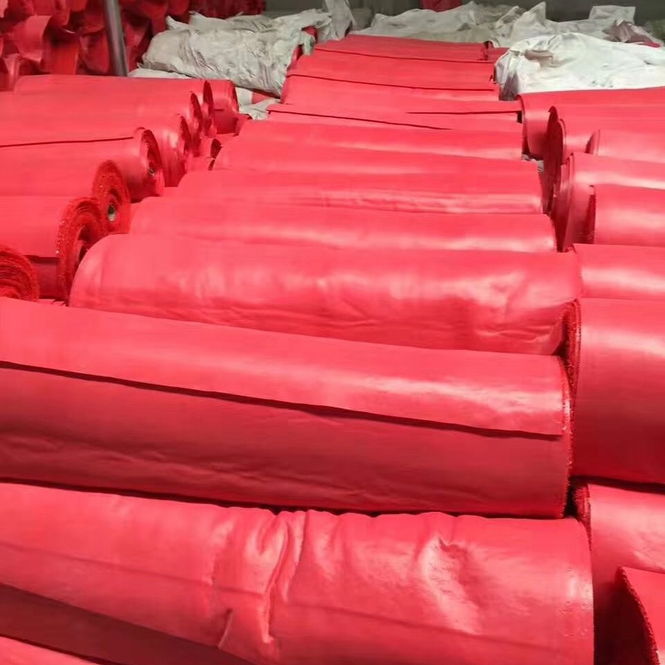发泡底PVC拉丝卷材防水刮沙汽车丝圈喷丝自由裁剪走廊防水垫
