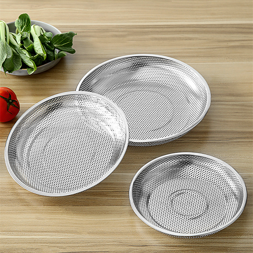 洗水果/水槽洗菜篮/洗菜盆/不锈钢盆/折叠沥水篮细节图