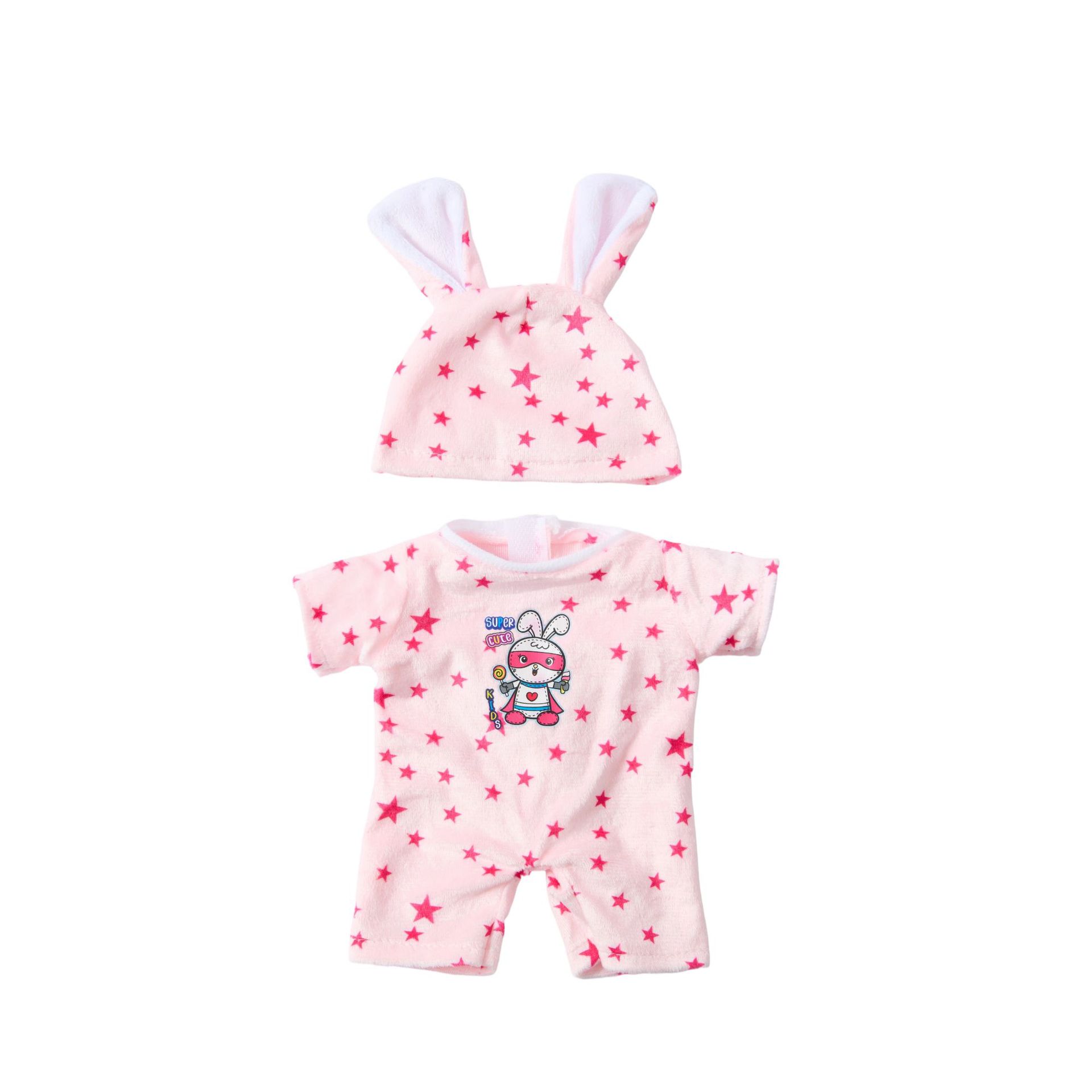 跨境新款30厘米重生娃娃衣服套装 外贸热销搪胶娃娃公仔玩偶娃衣