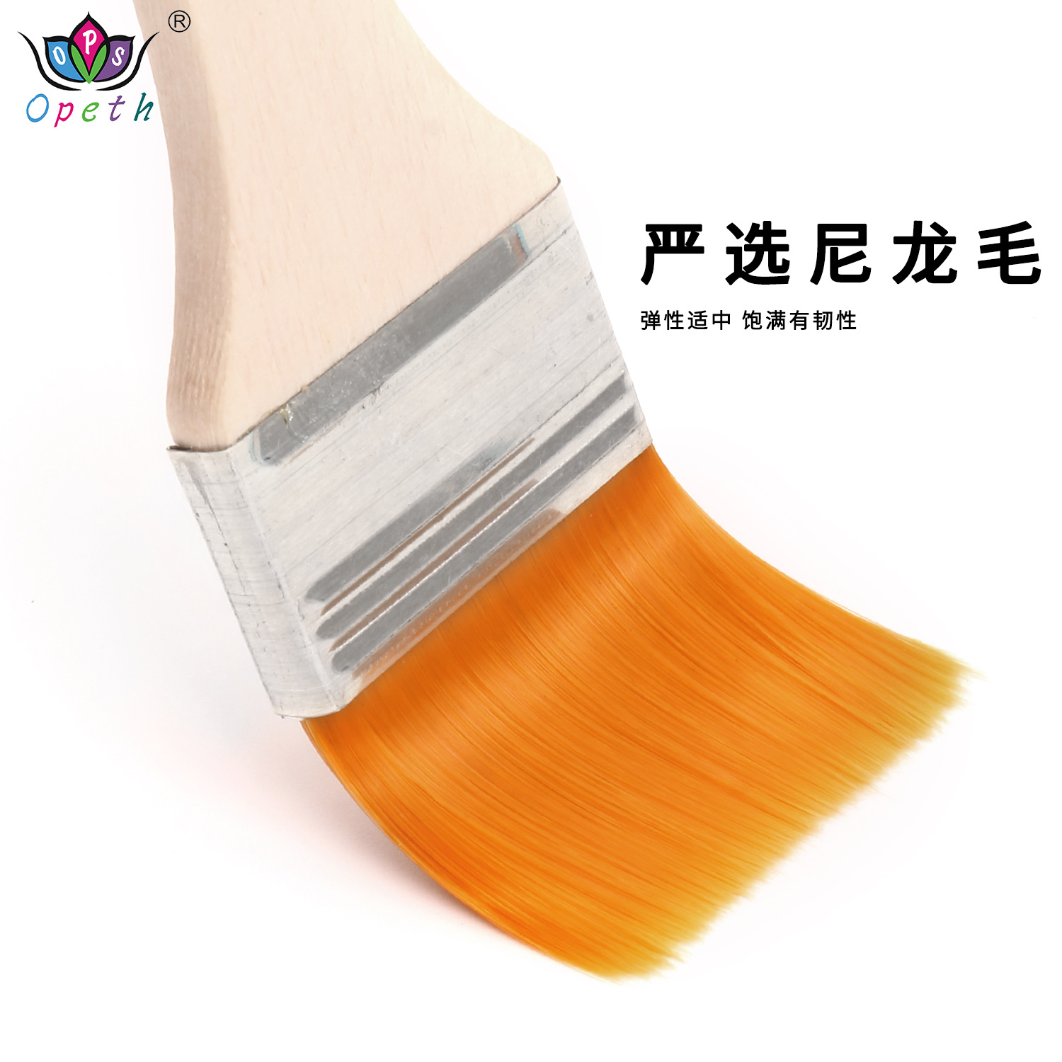 The manufacturer is selling 5 nylon bristle brushes, oil painting brushes, art drawing and graffiti brushes, and student painting tool brushes details Picture