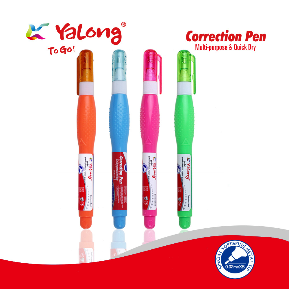 Yalong Multi-purpose quick-drying white correction fluid pen calibrator Application Scenario