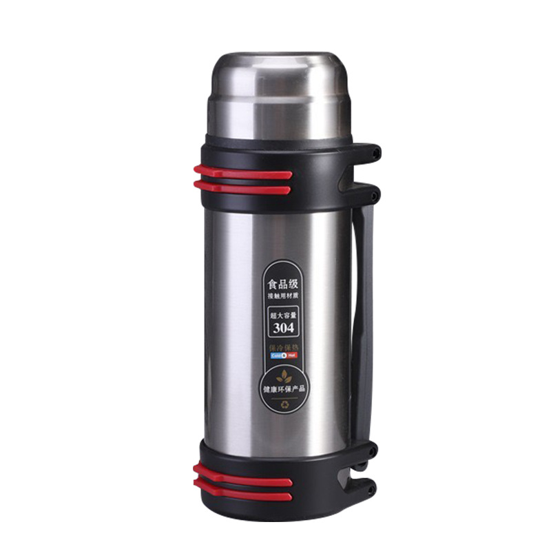 The cross-border 304 stainless steel large-capacity outdoor sports water bottle and space bottle are paired with fitness and camping insulated cups Item Picture