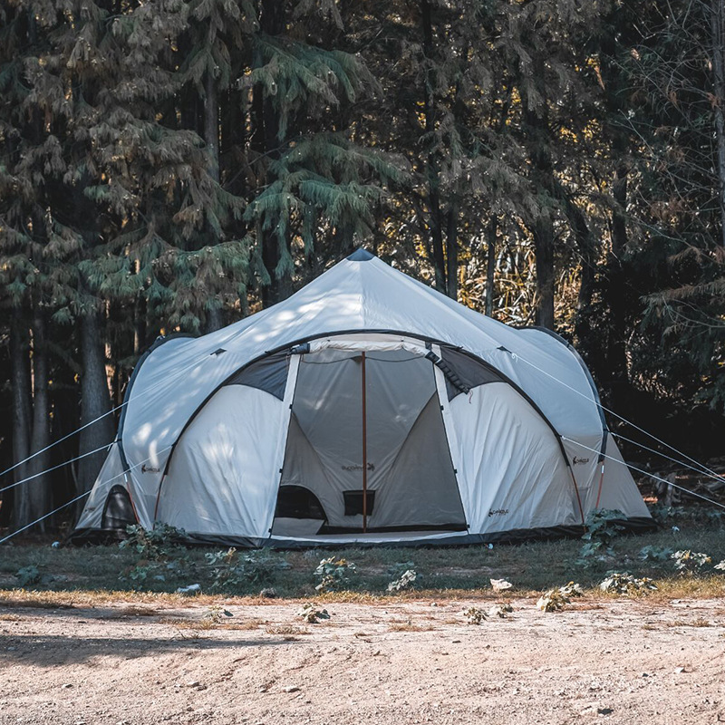 CHANODUG/ Chanodoji three-door six-point outdoor camping large tent family-style large camping house in stock