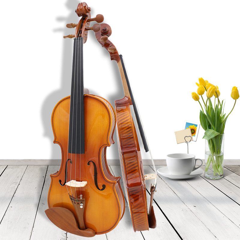 Wholesale of genuine Aston Villa AV-05 spruce solid wood performance grade professional violins details Picture