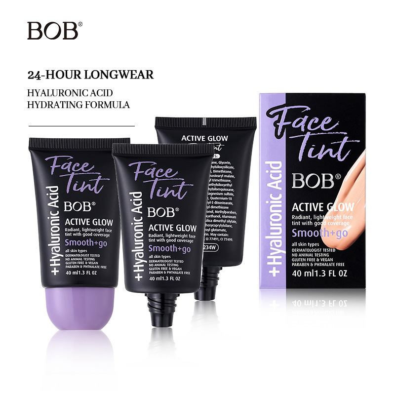Cross-border exclusive bob Soft, Light and Oil-Control bb Cream Moisturizing, Concealing, Brightening, Long-lasting, and Non-smug Foundation Application Scenario