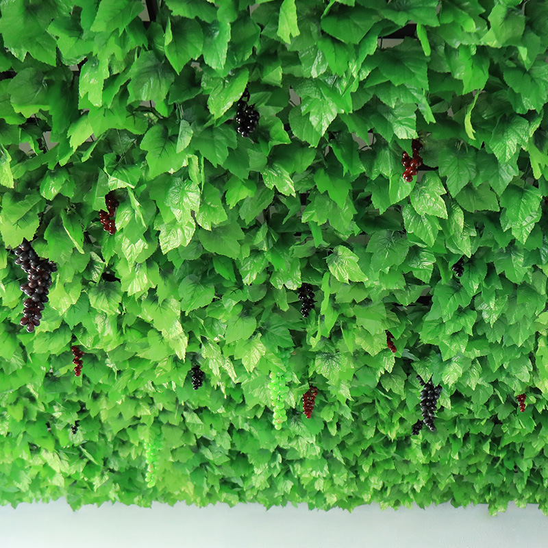 仿真葡萄叶仿真绿植树叶塑料水管道装饰缠绕假花藤条假叶植物吊顶产品图