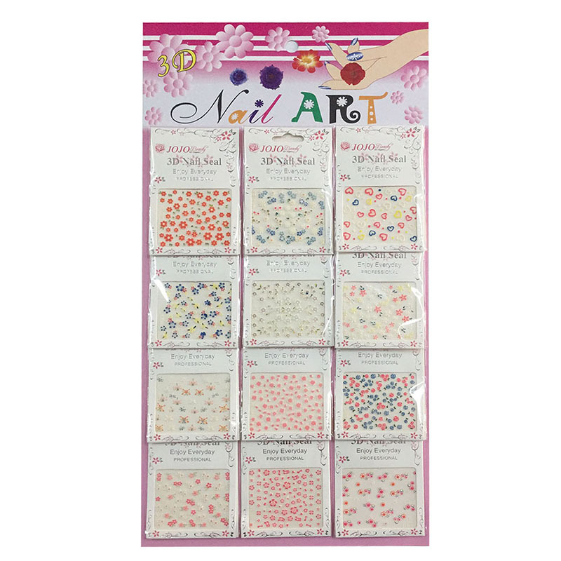 美甲装饰贴贴现货花式款指甲贴国内外畅款时尚新颖贴纸