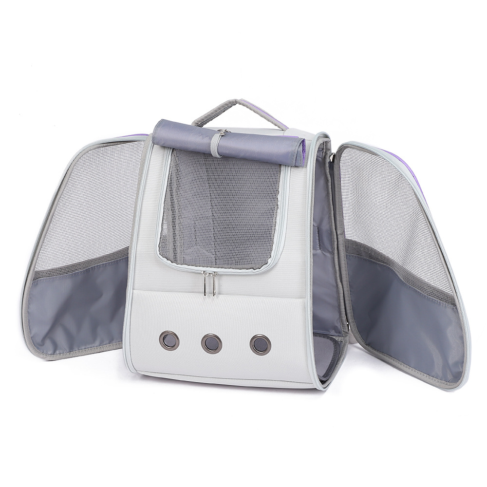 Rongka Pet Cross-border Cat Bag, convenient to carry when going out, double-shoulder family small dog travel cat bag, portable cat bag Application Scenario