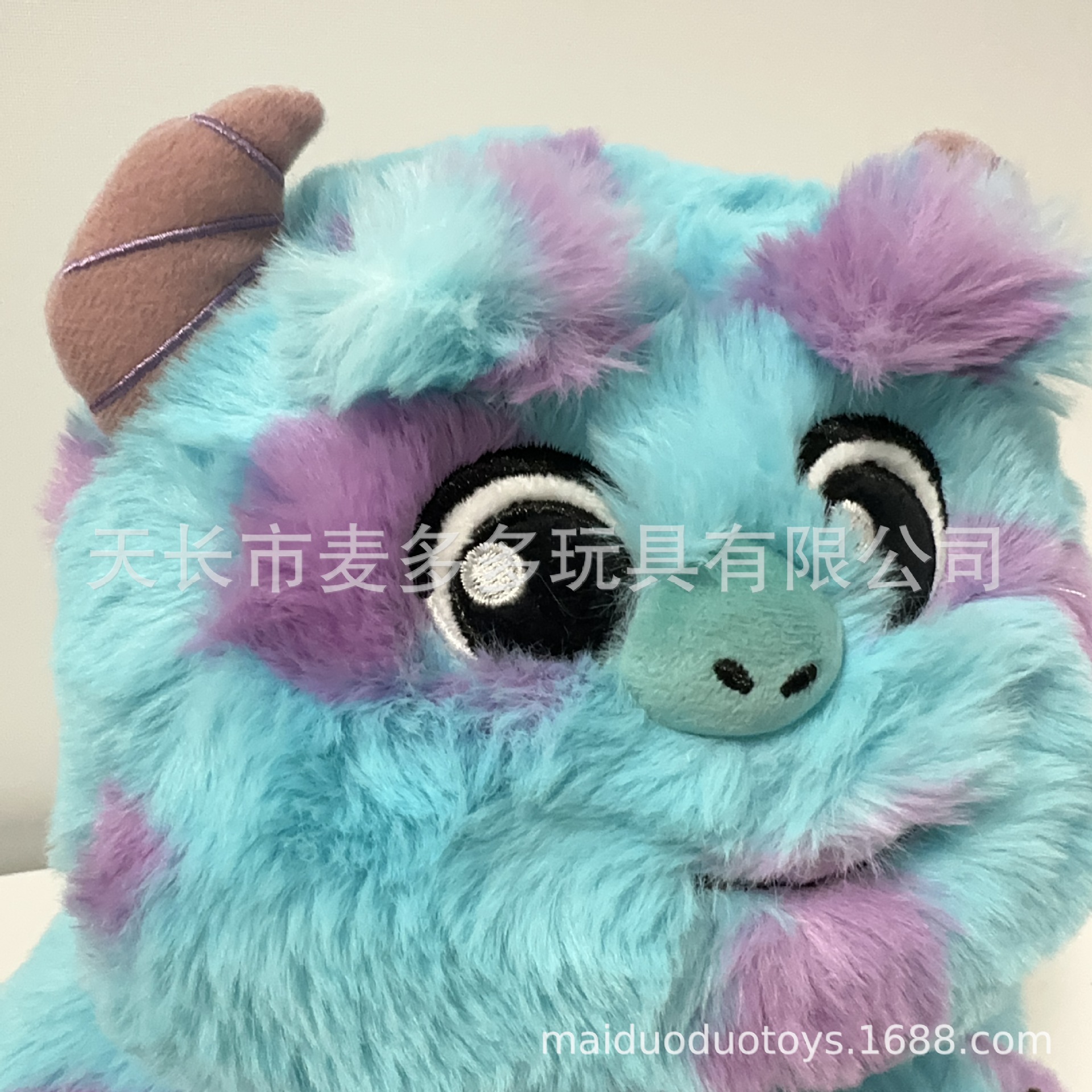 Cross-border toys, breathing blue Monster, Sullivan music doll, plush toy doll, sleeping pillow, children's doll details Picture