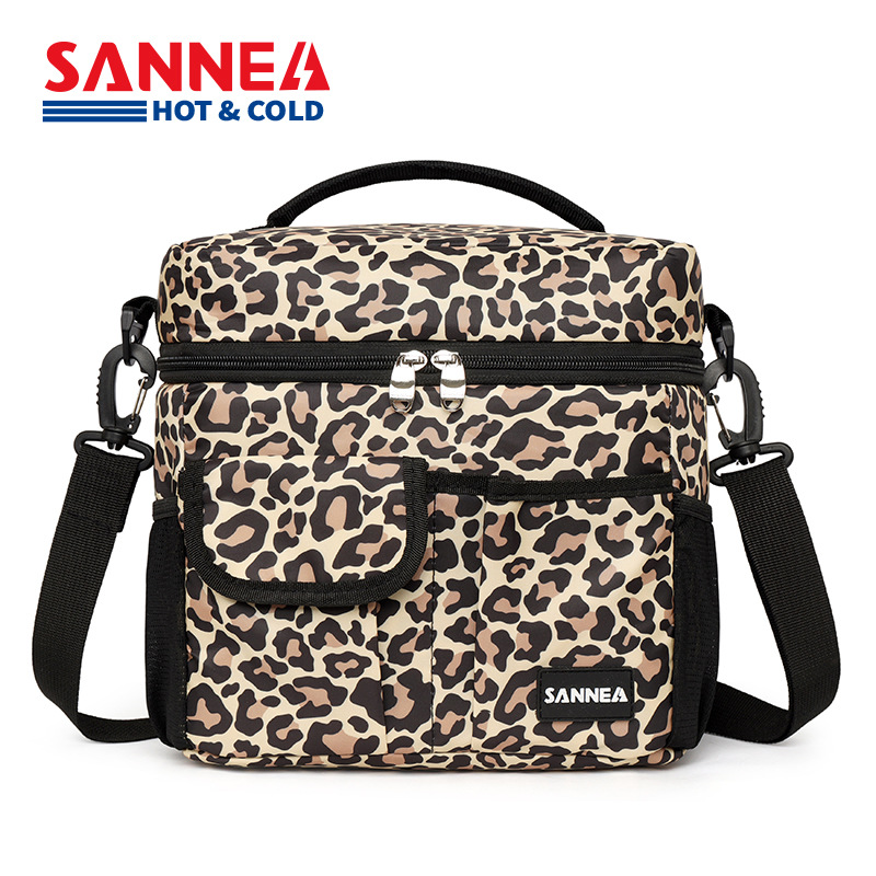 Cross-border popular bento bags with adjustable shoulder straps, lunch bags, food handbags, insulated lunch bags and ice packs are in stock Specification image