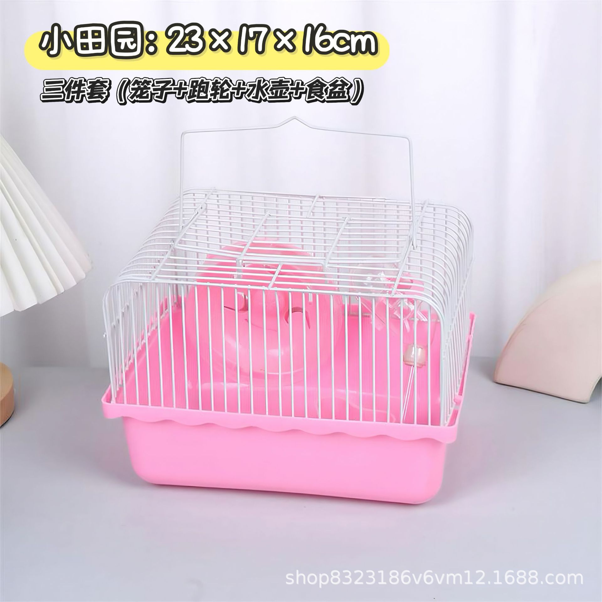 Hamster cages with free shipping, small garden cages at a low price, complete sets of hamster and golden thread bear cages sent directly by the manufacturer for takeout, portable cages details Picture