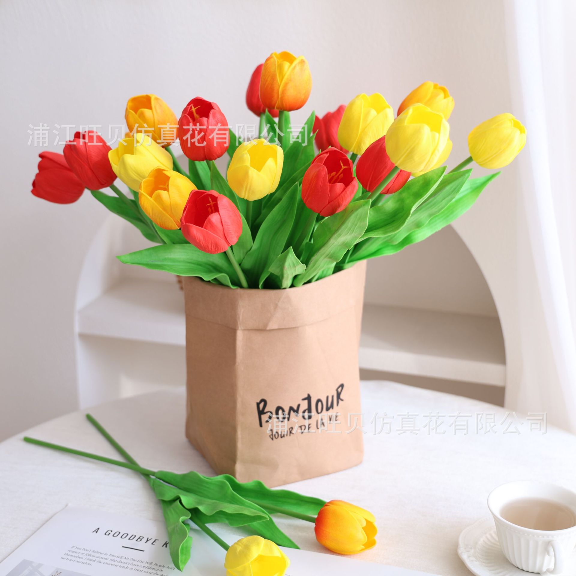 塑料花实物图