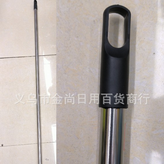 The broom handle can rotate or not. The stainless steel straight rod with Italian spiral pattern is 1.2 meters or 1.3 meters details Picture