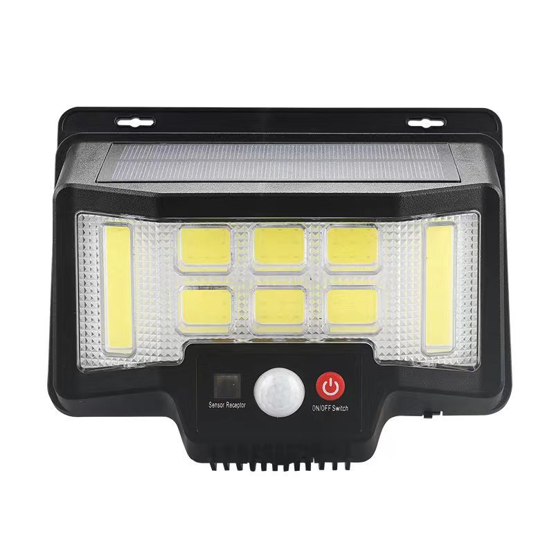 大功率太阳能户外灯防水庭院壁灯家用花园别墅人体感应照明路灯