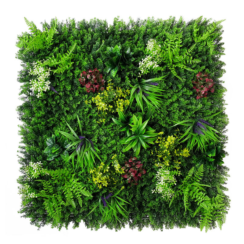 Customized artificial plant green wall, cross-border plastic fence, ravine, artificial plant, artificial turf manufacturer wholesale Item Picture