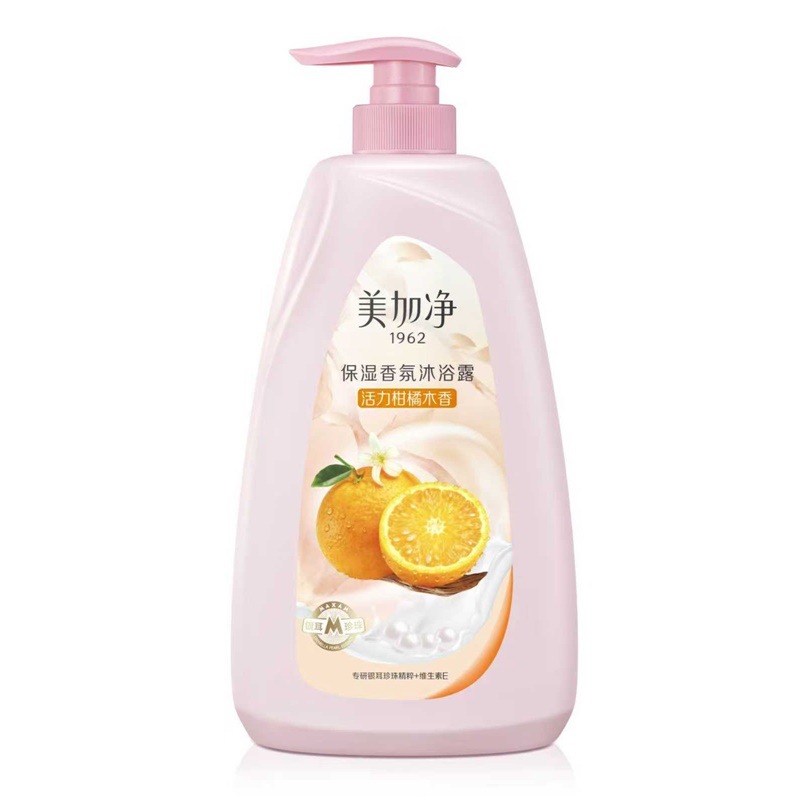 Meijia Jing Scented Body Wash: Vibrant Citrus Woody Sweet Orange Rose Floral 850G details Picture