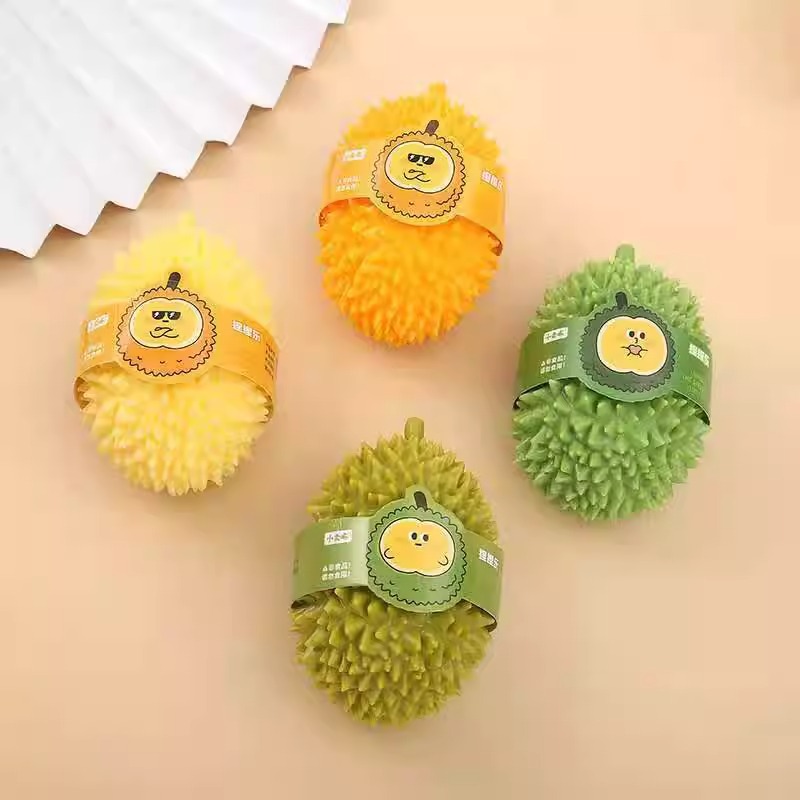 Creative fruit durian Pinch Fun Stress-relieving tool, stress-relieving release ball, unbreakable slow rebound children's hand pinch toy Specification image
