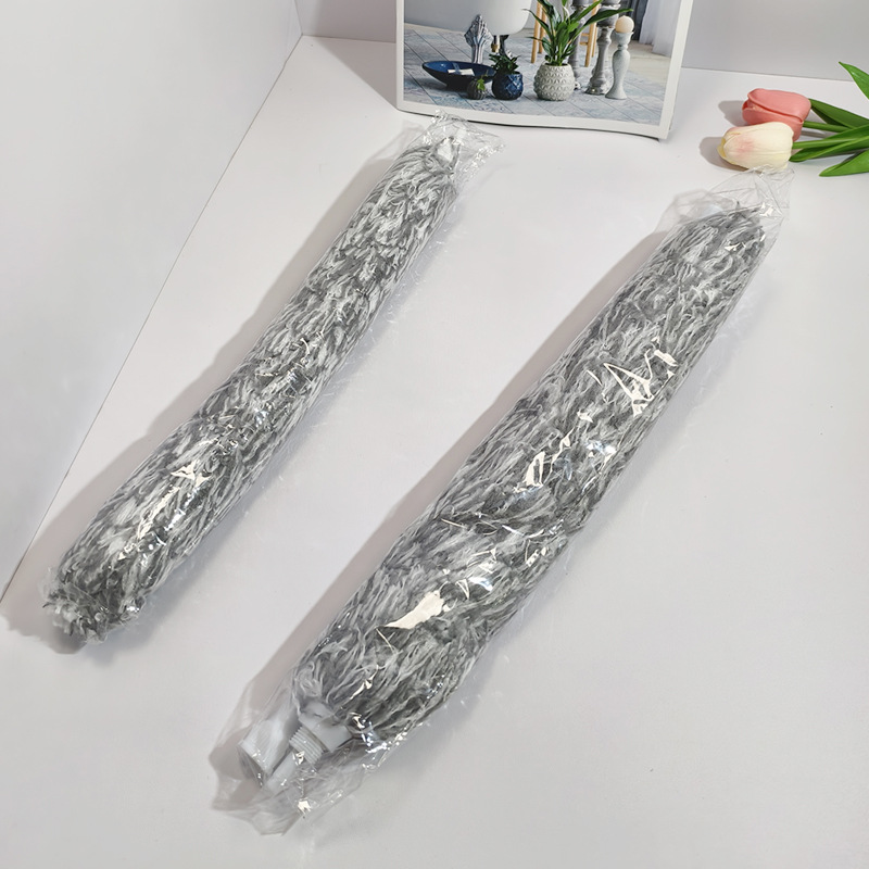 Factory direct sales of telescopic and extended feather duster, a household cleaning and dust removal wonder for ceiling cleaning, dust removal Zen details Picture