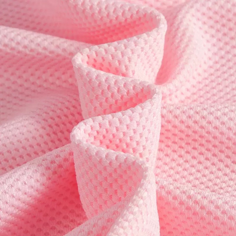 280g heart-shaped checkered large corn checkered knitted jacquard fabric sweatshirt, jacket and sofa fabric are available in stock