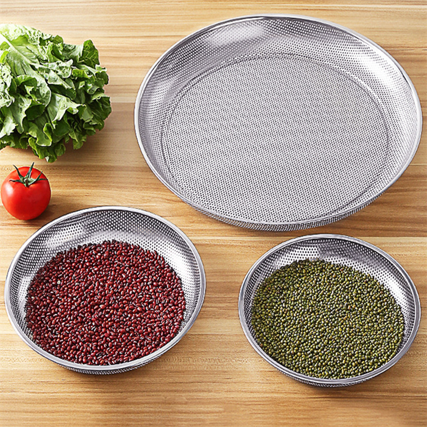 洗水果/水槽洗菜篮/洗菜盆/不锈钢盆/折叠沥水篮产品图