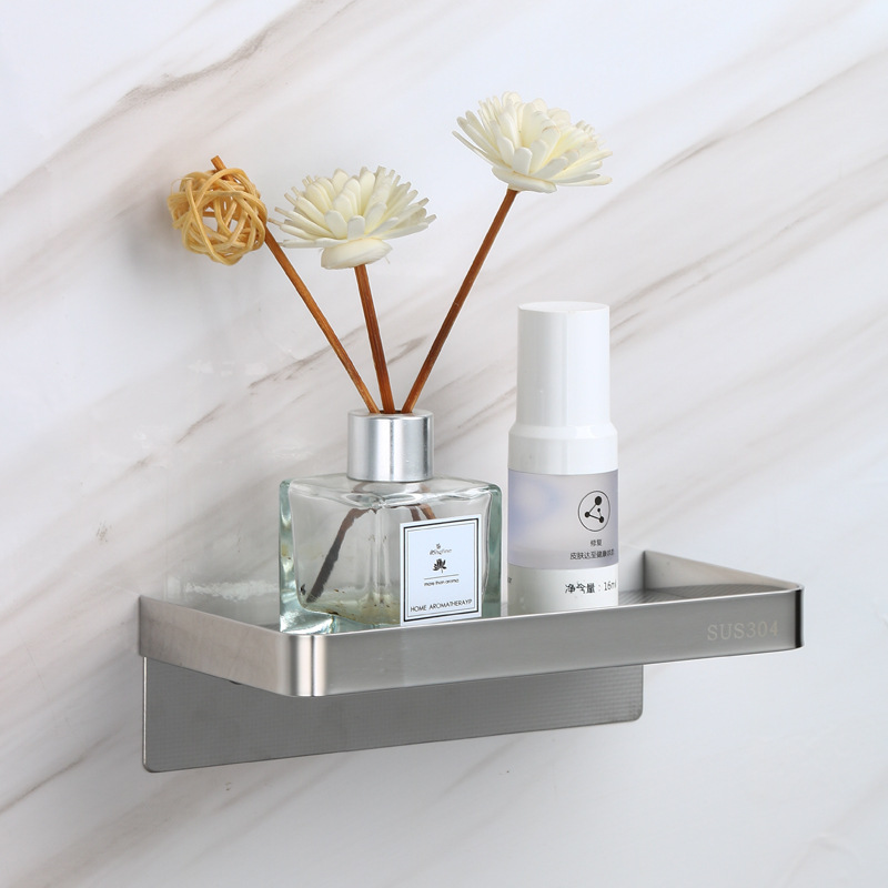Stainless steel toilet hand rest frame without drilling, toilet tray, toilet paper roll rack, public place tissue paper rack, storage rack Specification image