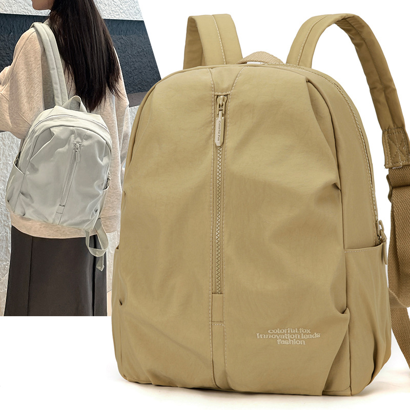 Mochila de nylon portátil a prueba de agua mochila escolar para viajes al aire libre de las mujeres mochila de alta capacidad de escalada Specification image