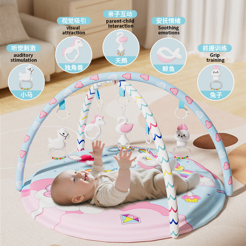 TinkerTot crossover cercas de bebé riguroso rack de fitness juguetes 0-1 año recién nacido bebé ocean ball trepadora tapete de piso Specification image