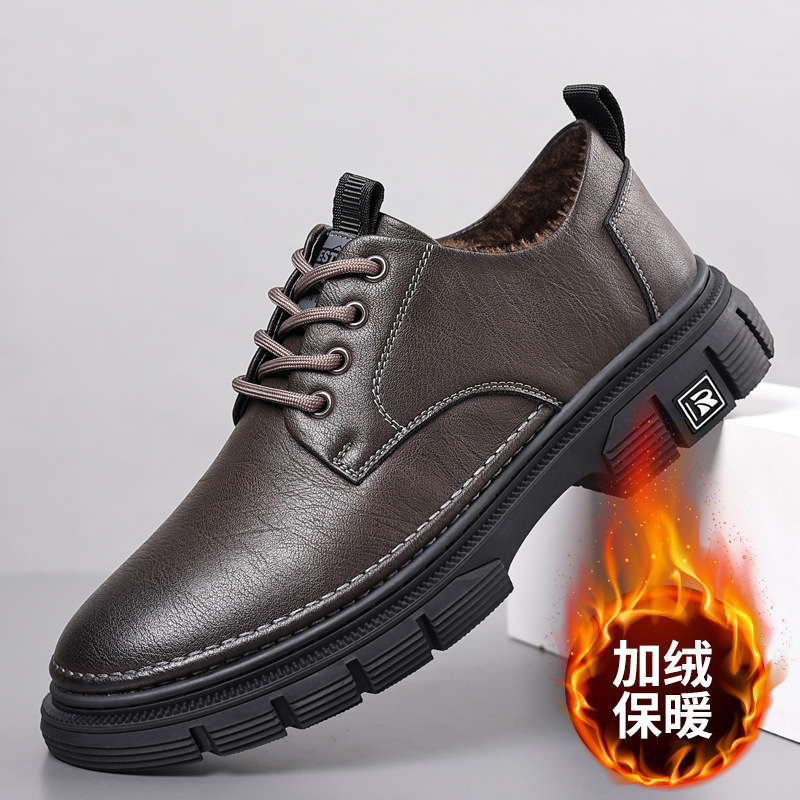 男式正装单鞋实物图