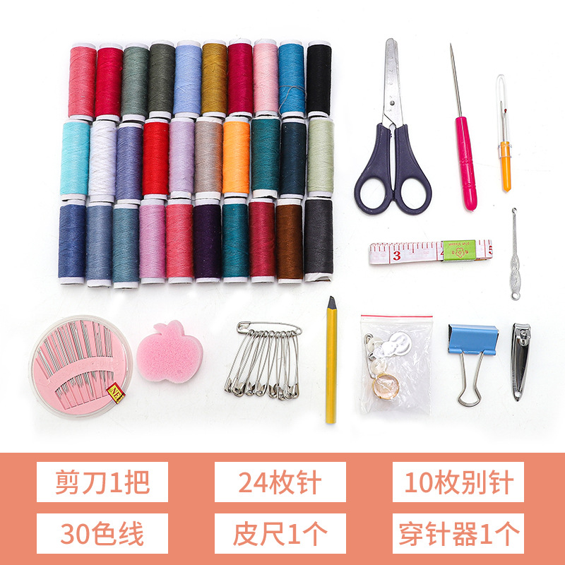 Treasure Box Sewing Kit, Home and household Creative Sewing Bag, Sewing storage and Organization Box, Hand sewing and mending set Specification image