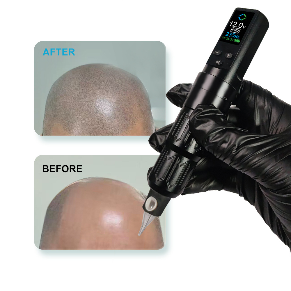 shanilak   星夜美学仪韩式SMP机器纹绣纹身纹发三合一数显无线磁吸口机专利