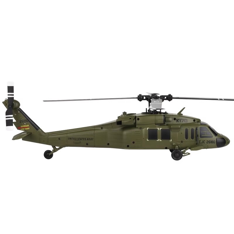 K170 Cross-border Black Hawk remote-controlled aircraft, a six-axis gyroscope fixed-height four-way airless helicopter Item Picture