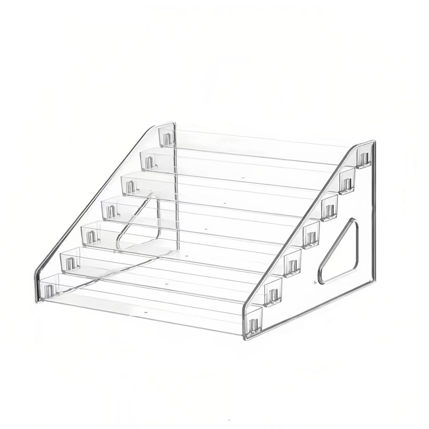 Acrylic step display rack, blind box storage rack, bar storage, multi-layer transparent display rack, cosmetic storage rack Item Picture