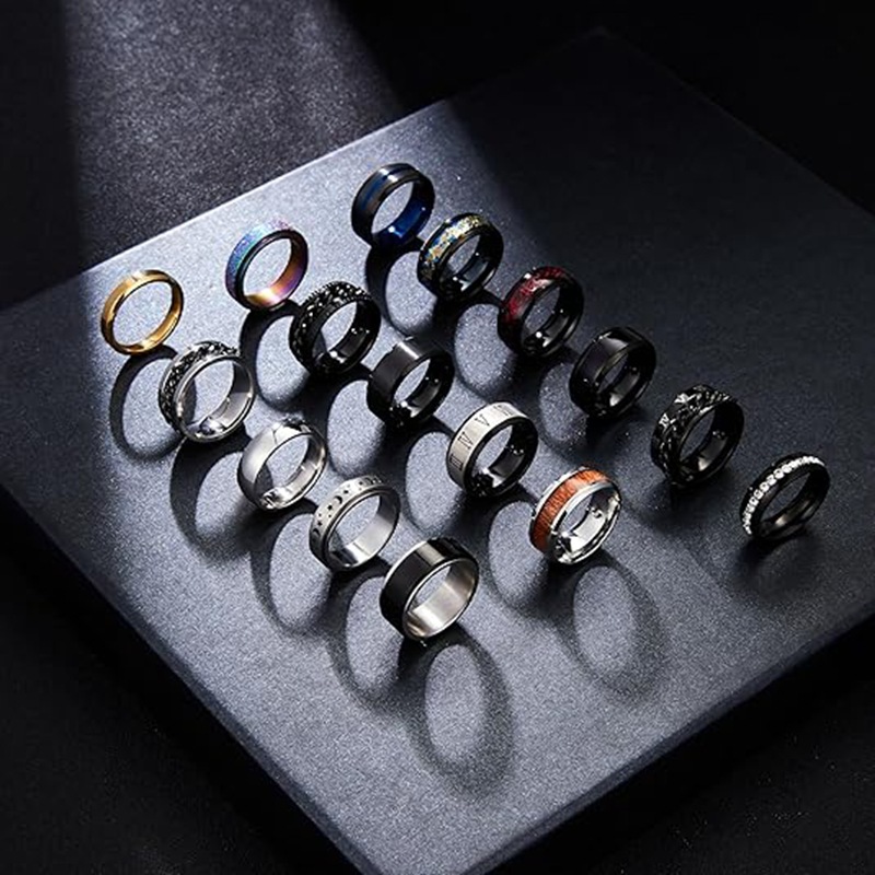 In 2024, we offer wholesale of best-selling cross-border Amazon jewelry items, including titanium steel rings and fashionable stainless steel jewelry from Europe and America Specification image