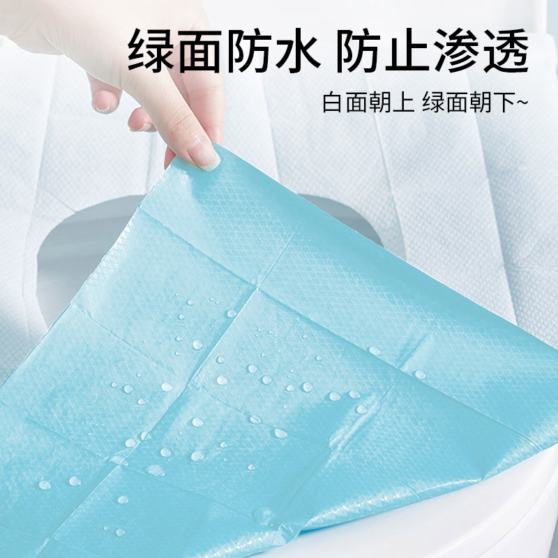 一次性马桶垫旅行家用坐便套酒店专用揭胶全包马桶垫独立包装批发产品图
