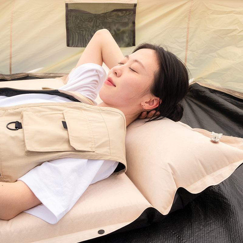 CHANODUG/ Chanodoji camping sponge folding inflatable bed Moisture-proof pad Camping outdoor tent Inflatable pad Specification image