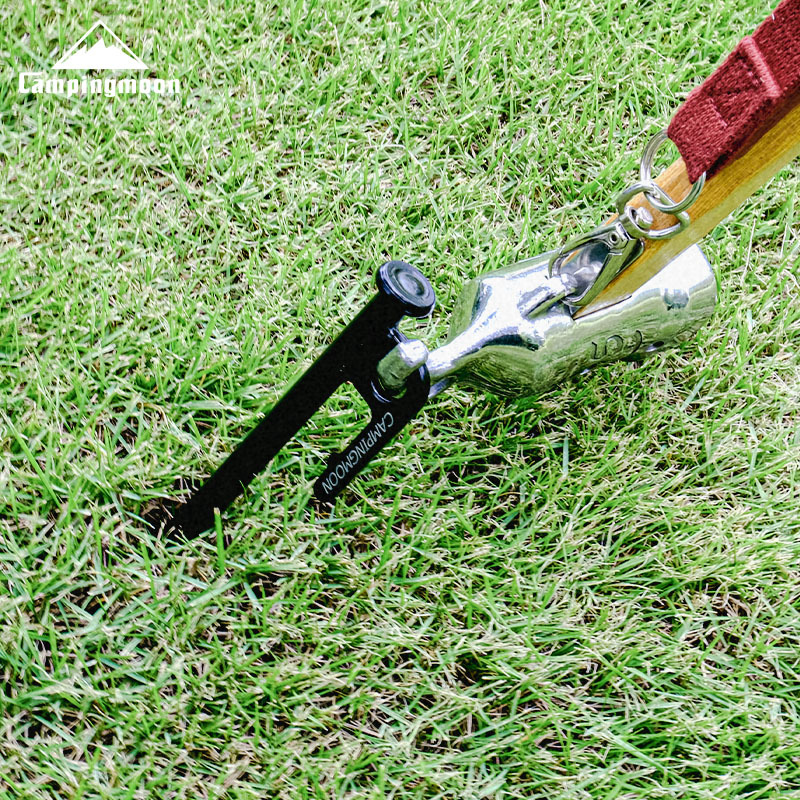 Koman T series high-carbon steel electrophoretic anti-rust tent nail fixing rods, canopy nails, camping nails, camping ground nails Specification image