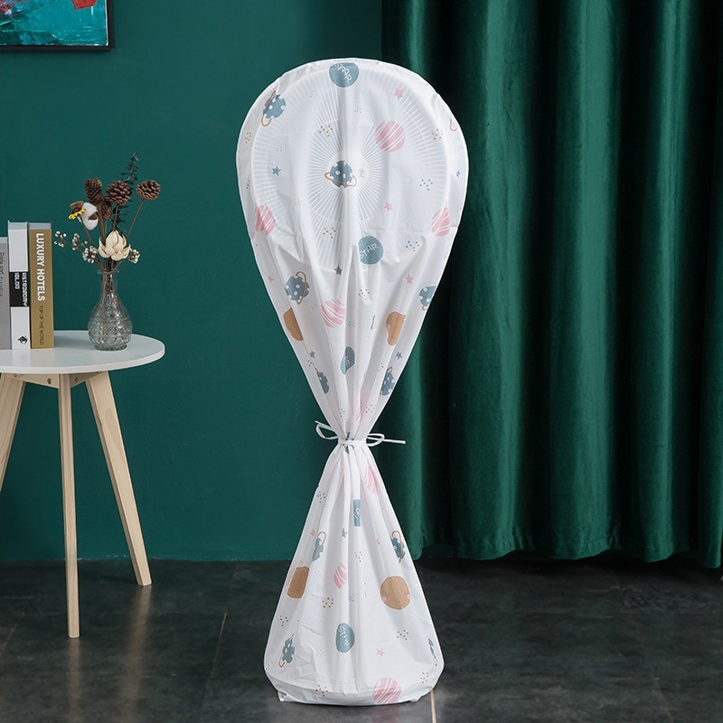 Three-dimensional full-package floor-standing fan dust cover, vertical full-package fan cover, dust-proof and moisture-proof fan storage bag Specification image