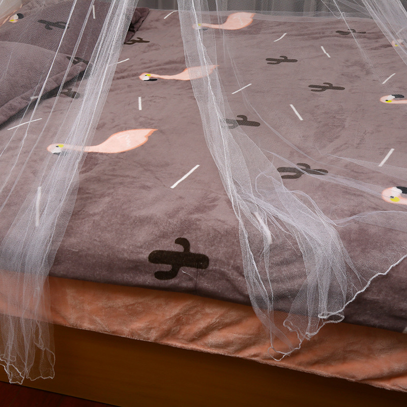 Summer portable dome mosquito net, princess gauze tent, simple dome mosquito net, hanging princess tent, encrypted student tent Application Scenario