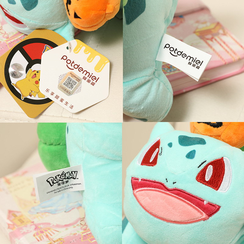 Genuine Pokemon pendant, Pikachu, Genki, Squirtle, Charmander, Doggy, plush pendant, backpack, keychain Application Scenario