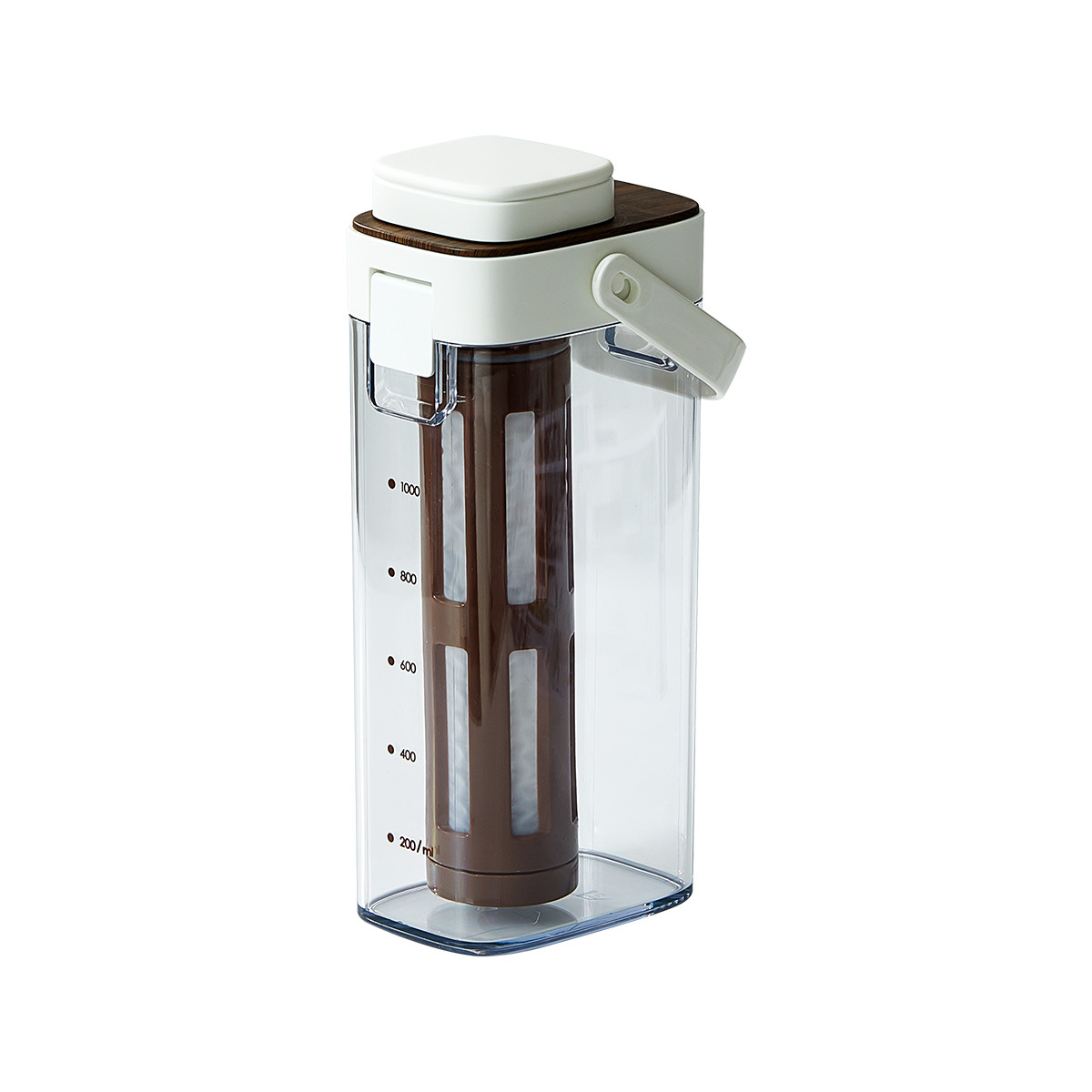 Large-capacity coffee cold brew pot, cold-brewed fruit tea, household cold water pot, beverage cold water, food-grade brewing cold brew cup Item Picture