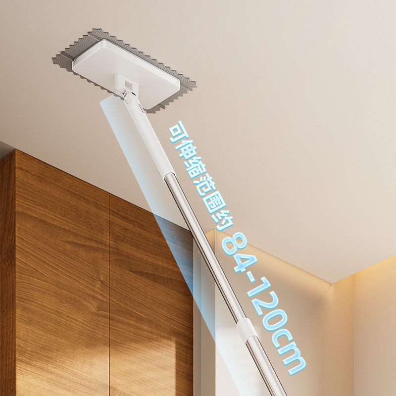 意可可批发洗脸巾拖把免脏手自动夹干湿两用懒人家用擦脸巾小拖把产品图