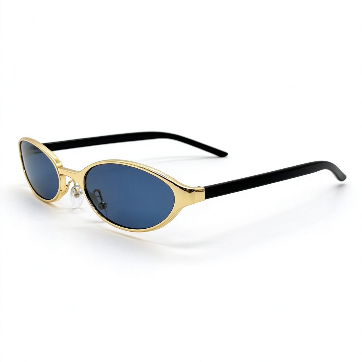 2026 New retro oval sunglasses for men and women, fashionable and trendy golden thin-framed sunglasses, UV-resistant glasses Application Scenario