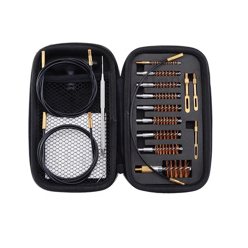 Jujian Amazon's best-selling gun brush pipe unblocking and cleaning phosphor bronze brush set, steel wire rope gun barrel brush cleaning set Item Picture