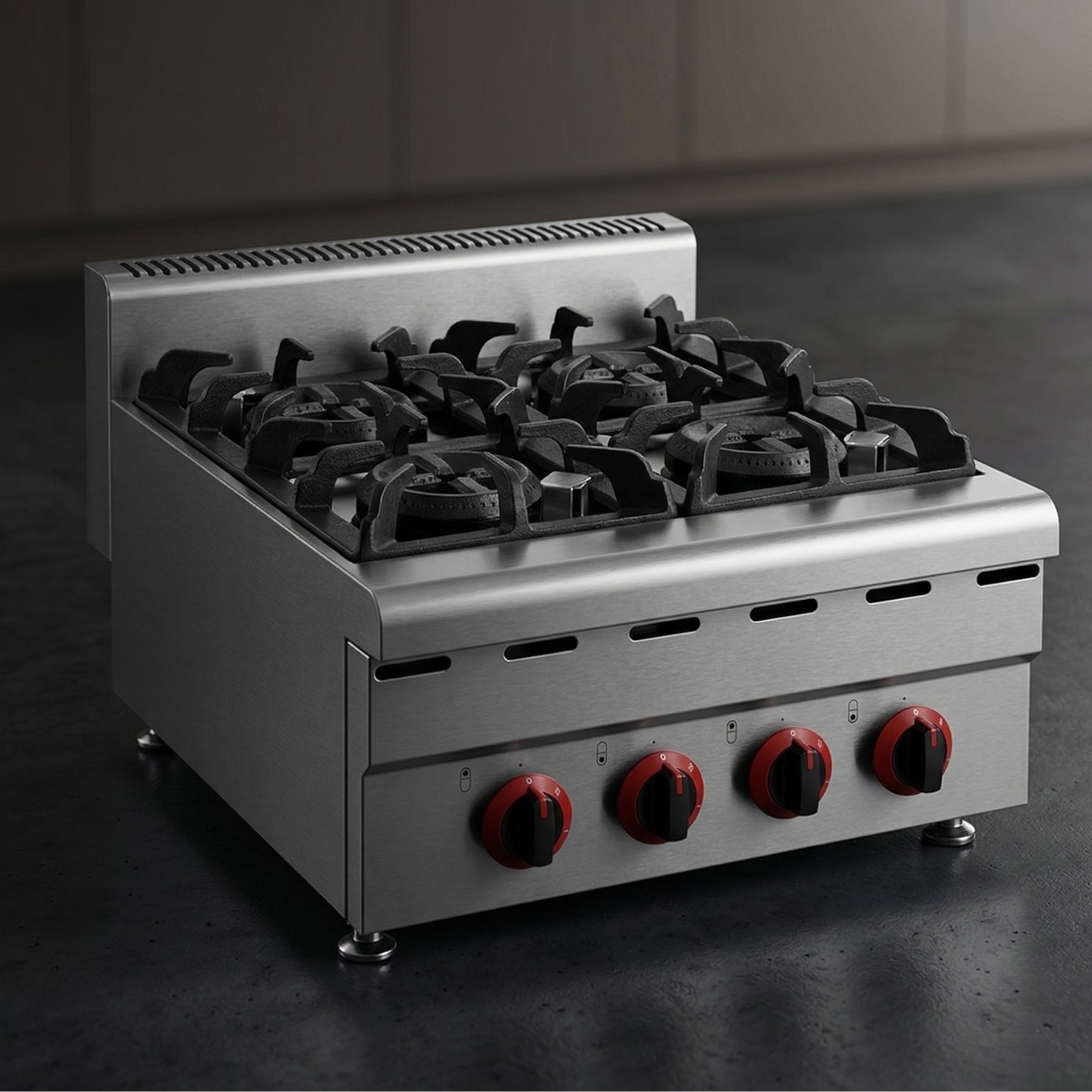Kaiping commercial desktop gas four-head rice cooker, clay pot for cooking porridge 煲仔饭 gas stove, wok stove, kitchen equipment Specification image
