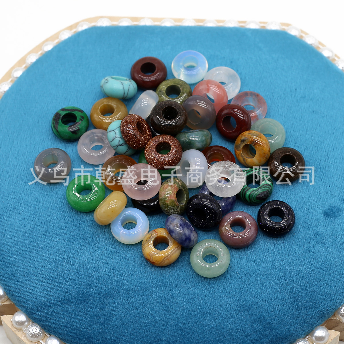 6×12mm natural stone crystal abacus beads, large-hole beads, loose beads wholesale, DIY handmade jewelry and accessory materials Specification image