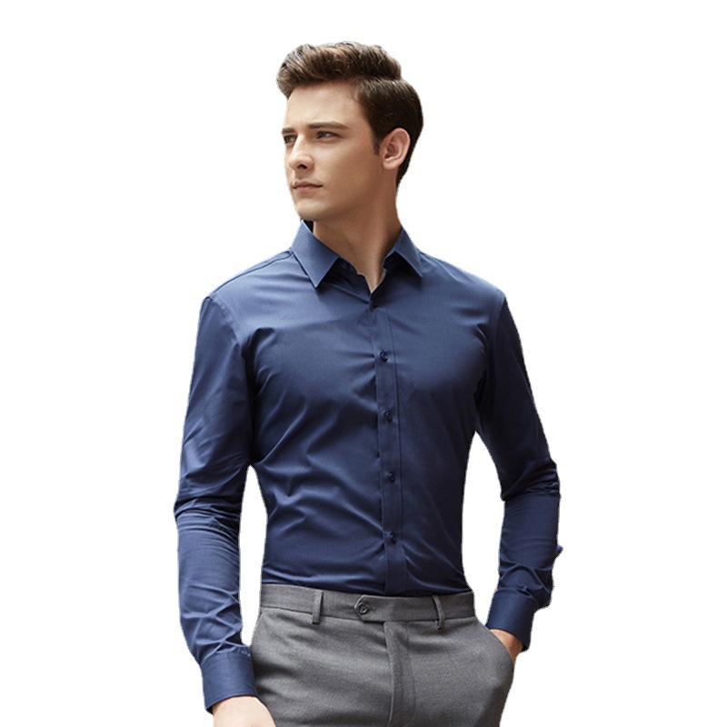 衬衣男长袖休闲/衬衫男士长袖休闲/衬衫/服装/七分就男裝襯衣细节图