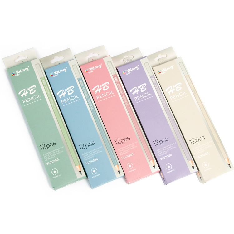 Yalong Cross-border School Supplies children's writing pencils are natural wooden pencils for children
