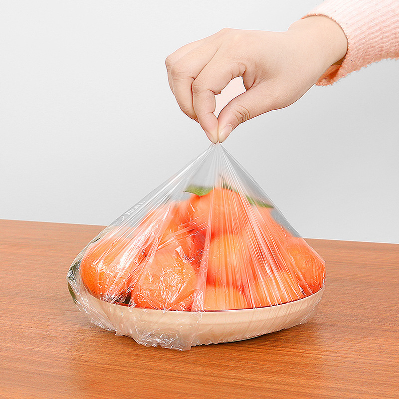 一次性透明保鲜膜套厨房家用食品级高弹隔味松紧口剩菜剩饭碗罩厂产品图