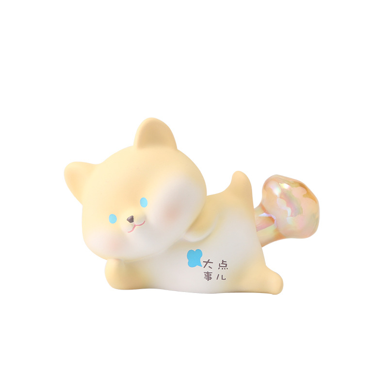Rainbow PP small lamp decoration, creative cartoon desktop resin, cute and healing birthday gift decoration for your girlfriend Item Picture